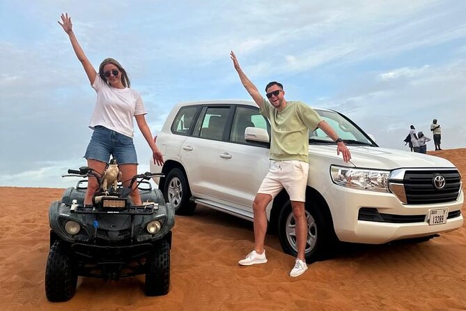 Sunset Desert Safari Quad bike Camel ride Sand Board & BBQ Dinner - How the schedule feels in real use