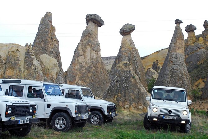 Sunset Jeep Safari in Cappadocia - Ortahisar combines a panorama with a monastery