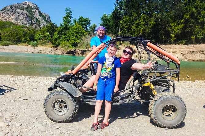 Super Combo Rafting, Jeep Safari, Quad/Buggy & Zipline f/Kemer - Quad biking or buggy safari on a dusty track