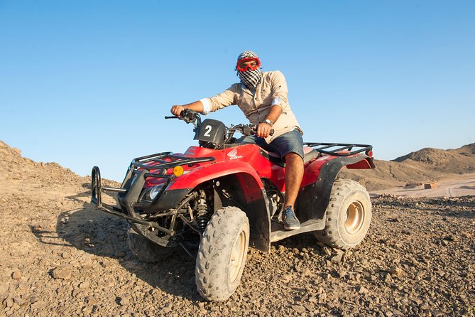 Super Safari, ATV & Sunset, Camel Ride With Dinner - Marsa Alam - Learning to handle the automatic ATVs