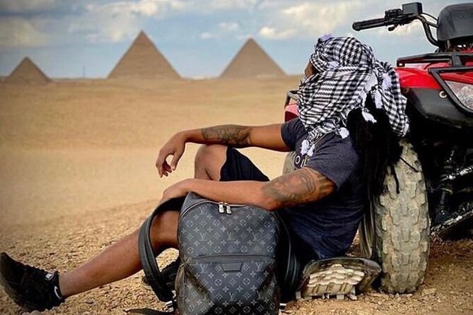 Top Tour Giza Pyramids ,Sphinx ,camel ride and ATV safari - The panorama stop and 30-minute camel ride